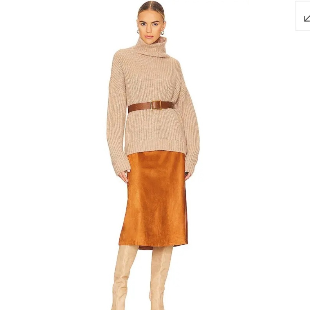 Brochu Walker Hallie Slip Skirt in Camel Small Revolver